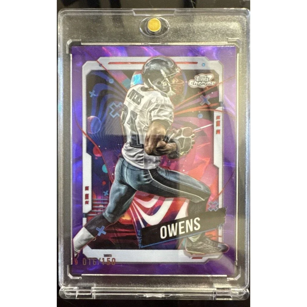 2024 Topps Cosmic Chrome - Terrell Owens #81 Purple Nebula Refractor /150